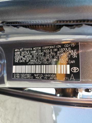 Photo 11 VIN: JTDKDTB32F1582711 - TOYOTA PRIUS 