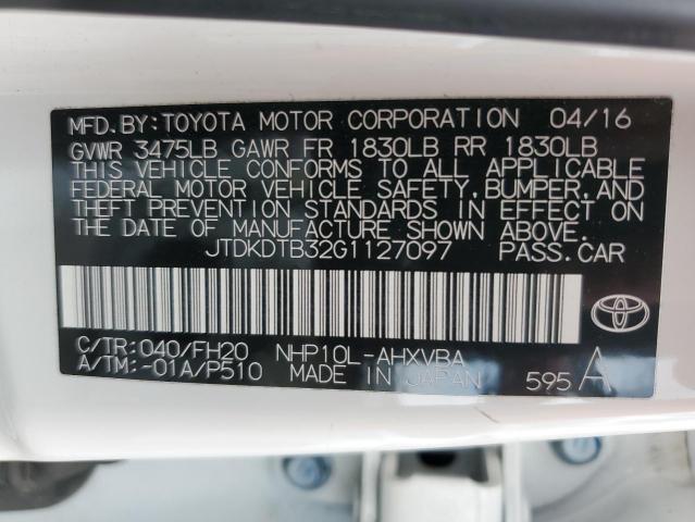 Photo 11 VIN: JTDKDTB32G1127097 - TOYOTA PRIUS 