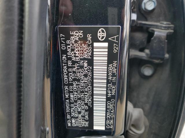 Photo 9 VIN: JTDKDTB32H1592612 - TOYOTA PRIUS C 