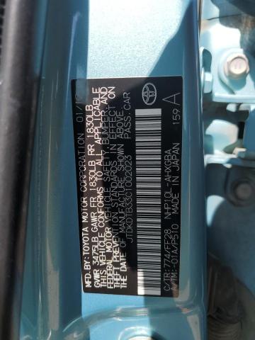 Photo 12 VIN: JTDKDTB33C1002023 - TOYOTA PRIUS 