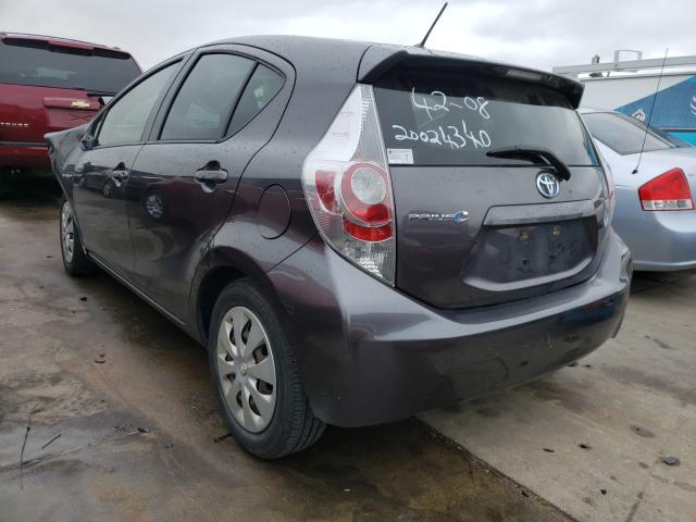 Photo 2 VIN: JTDKDTB33C1009666 - TOYOTA PRIUS C 