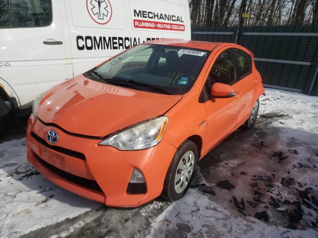 Photo 1 VIN: JTDKDTB33D1032575 - TOYOTA PRIUS C 