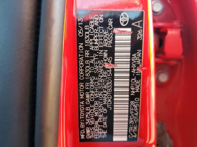 Photo 11 VIN: JTDKDTB33D1544045 - TOYOTA PRIUS C 