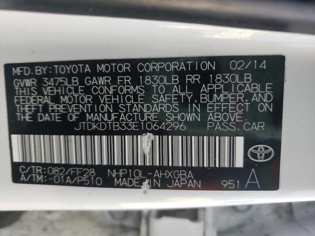 Photo 9 VIN: JTDKDTB33E1064296 - TOYOTA PRIUS C 