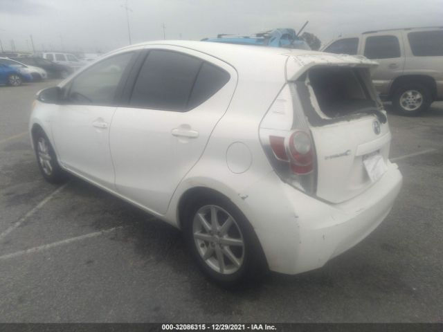 Photo 2 VIN: JTDKDTB34C1021714 - TOYOTA PRIUS C 