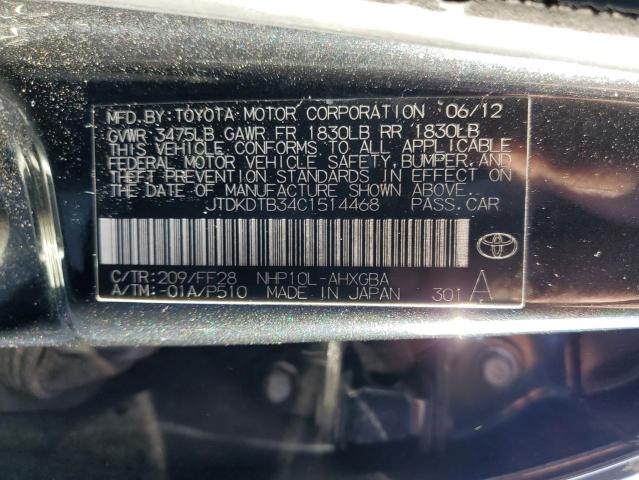 Photo 11 VIN: JTDKDTB34C1514468 - TOYOTA PRIUS C 