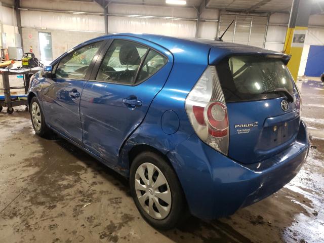 Photo 2 VIN: JTDKDTB34C1524577 - TOYOTA PRIUS C 