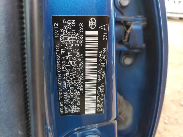 Photo 12 VIN: JTDKDTB34D1528016 - TOYOTA PRIUS C 