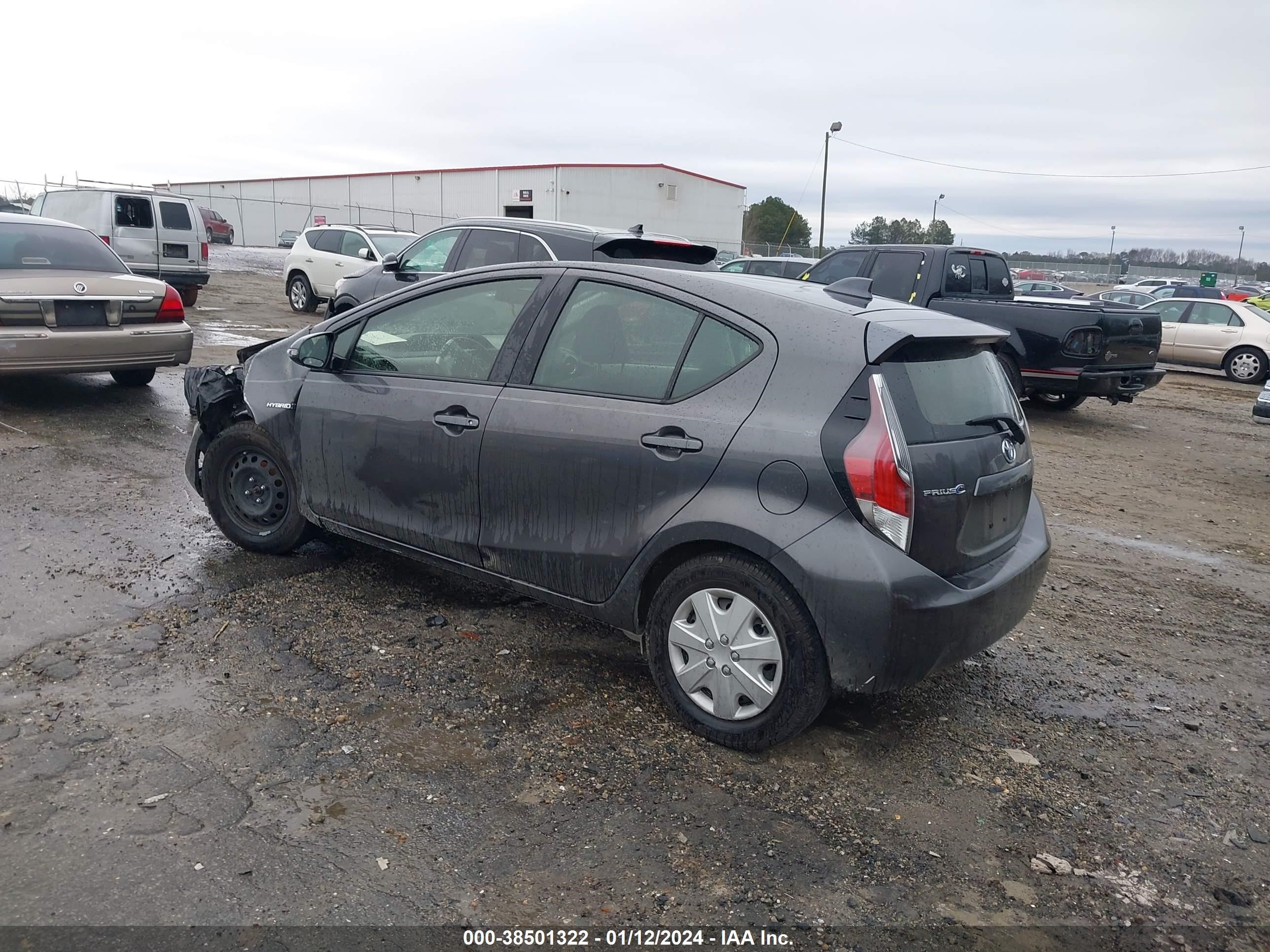 Photo 2 VIN: JTDKDTB34F1106055 - TOYOTA PRIUS C 