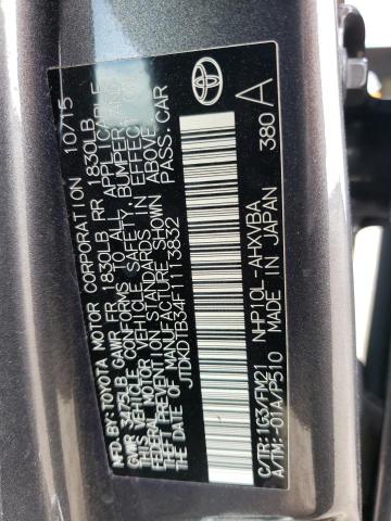 Photo 11 VIN: JTDKDTB34F1113832 - TOYOTA PRIUS 