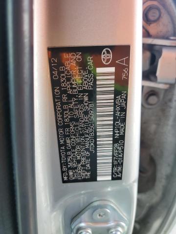 Photo 12 VIN: JTDKDTB35C1509781 - TOYOTA PRIUS 