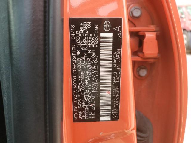 Photo 11 VIN: JTDKDTB35D1041987 - TOYOTA PRIUS C 