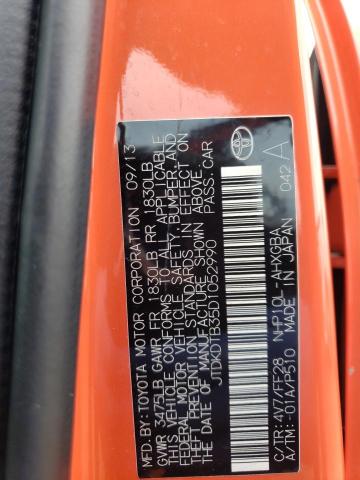 Photo 11 VIN: JTDKDTB35D1052990 - TOYOTA PRIUS 