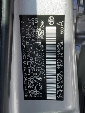 Photo 11 VIN: JTDKDTB35D1531698 - TOYOTA PRIUS 