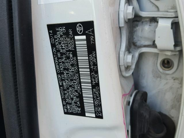 Photo 9 VIN: JTDKDTB35E1561656 - TOYOTA PRIUS C 