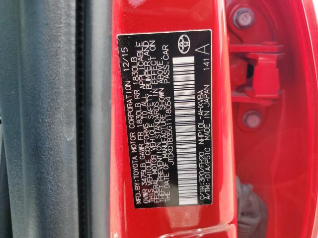 Photo 11 VIN: JTDKDTB35G1118054 - TOYOTA PRIUS C 