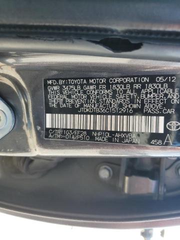 Photo 11 VIN: JTDKDTB36C1512916 - TOYOTA PRIUS 