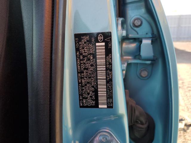 Photo 12 VIN: JTDKDTB36D1054294 - TOYOTA PRIUS C 