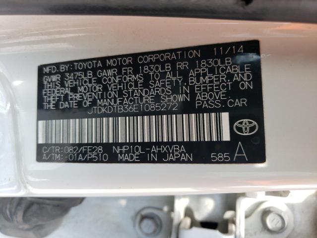 Photo 12 VIN: JTDKDTB36E1085272 - TOYOTA PRIUS C 