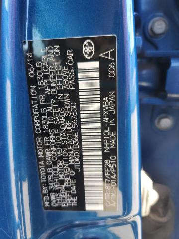 Photo 11 VIN: JTDKDTB36E1567630 - TOYOTA PRIUS C 