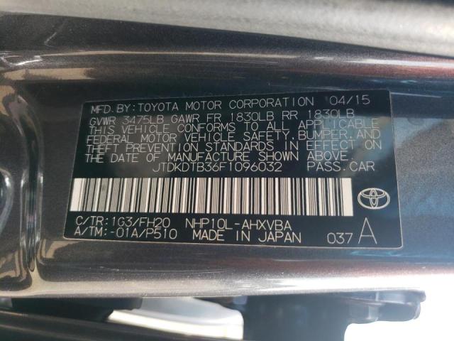 Photo 11 VIN: JTDKDTB36F1096032 - TOYOTA PRIUS C 