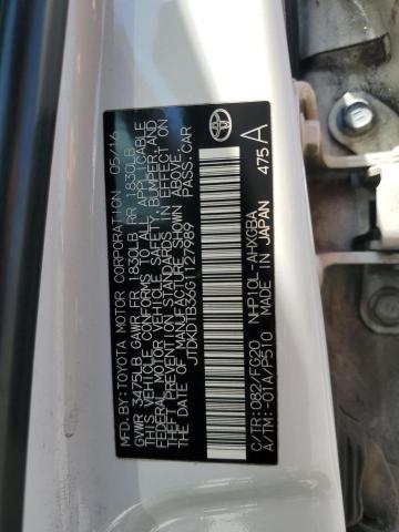 Photo 12 VIN: JTDKDTB36G1127989 - TOYOTA PRIUS 