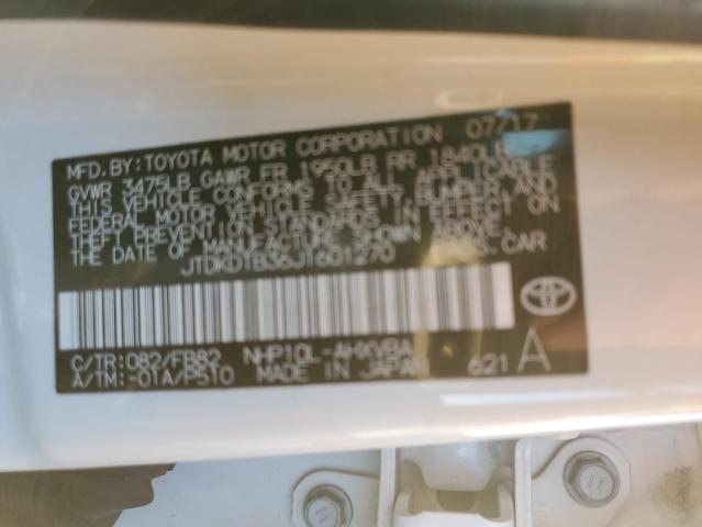 Photo 11 VIN: JTDKDTB36J1601270 - TOYOTA PRIUS 