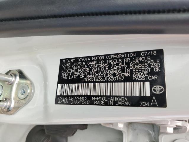 Photo 9 VIN: JTDKDTB36J1620157 - TOYOTA PRIUS C 