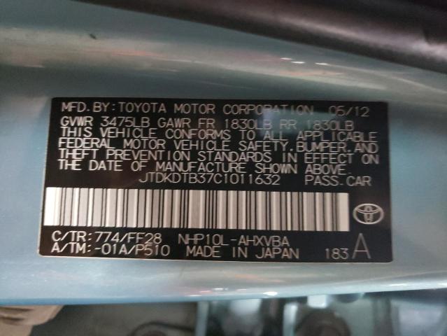 Photo 11 VIN: JTDKDTB37C1011632 - TOYOTA PRIUS 