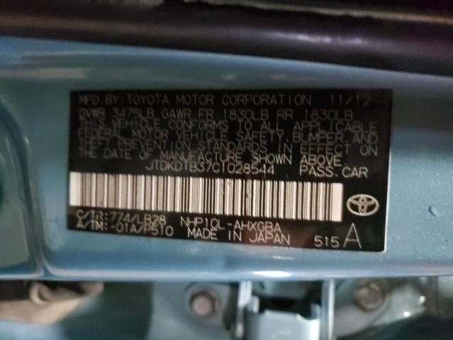 Photo 11 VIN: JTDKDTB37C1028544 - TOYOTA PRIUS 