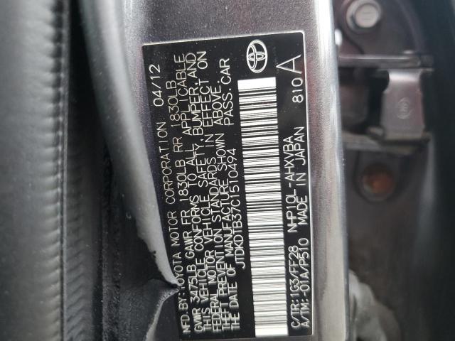 Photo 11 VIN: JTDKDTB37C1510494 - TOYOTA PRIUS C 