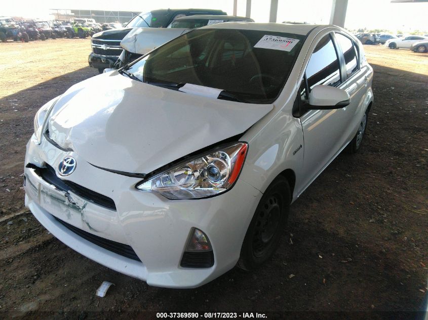 Photo 1 VIN: JTDKDTB37D1047452 - TOYOTA PRIUS C 