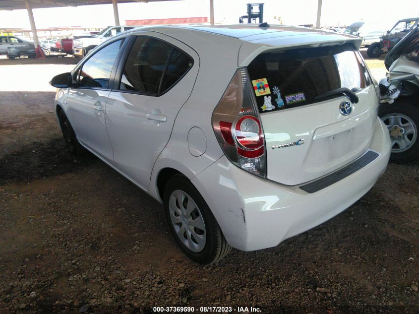 Photo 2 VIN: JTDKDTB37D1047452 - TOYOTA PRIUS C 