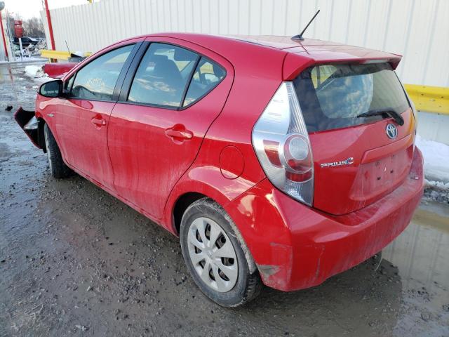 Photo 2 VIN: JTDKDTB37D1544484 - TOYOTA PRIUS C 