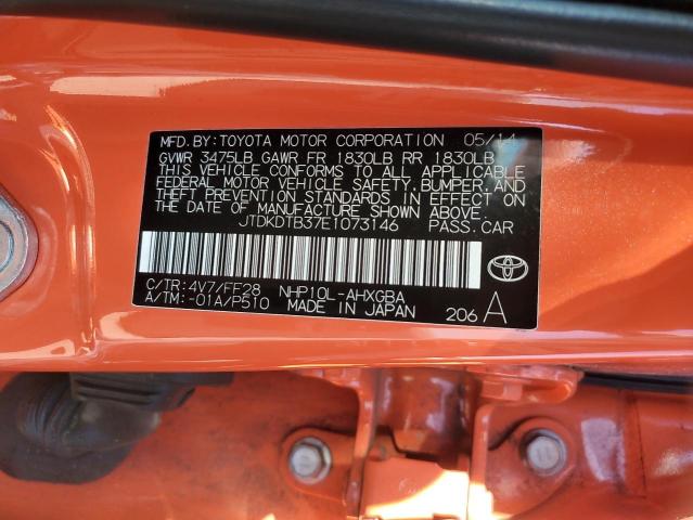 Photo 11 VIN: JTDKDTB37E1073146 - TOYOTA PRIUS 