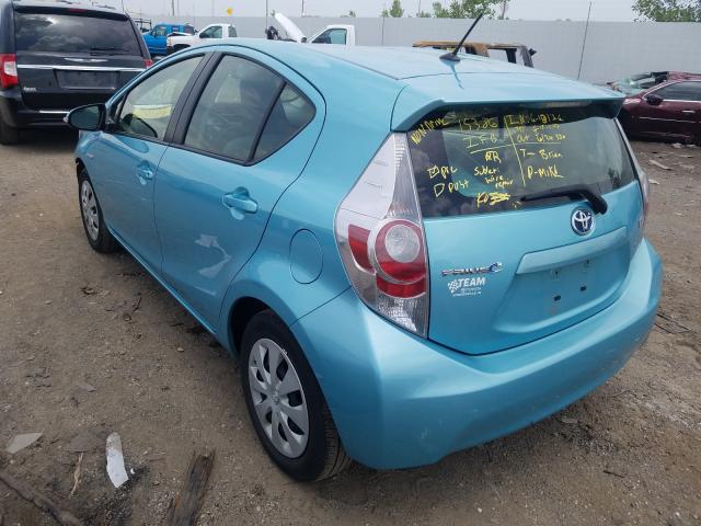 Photo 2 VIN: JTDKDTB37E1078315 - TOYOTA PRIUS C 