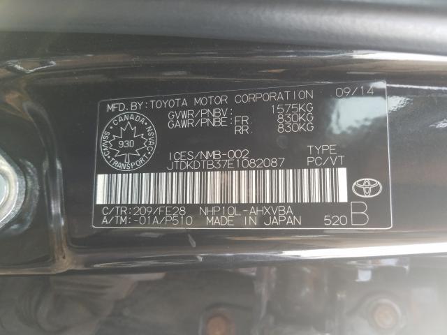 Photo 9 VIN: JTDKDTB37E1082087 - TOYOTA PRIUS 