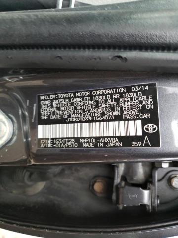 Photo 12 VIN: JTDKDTB37E1564073 - TOYOTA PRIUS C 