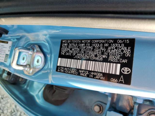 Photo 11 VIN: JTDKDTB37F1099828 - TOYOTA PRIUS 