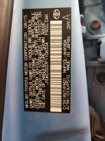 Photo 11 VIN: JTDKDTB37F1108334 - TOYOTA PRIUS 