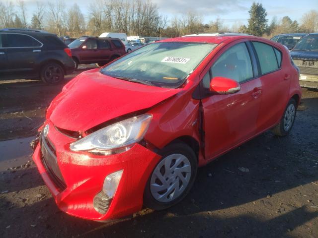 Photo 1 VIN: JTDKDTB37G1125619 - TOYOTA PRIUS C 