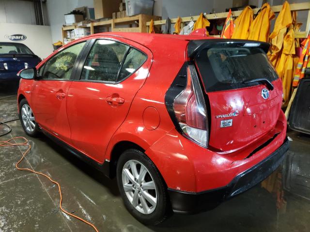 Photo 2 VIN: JTDKDTB37H1591357 - TOYOTA PRIUS C 