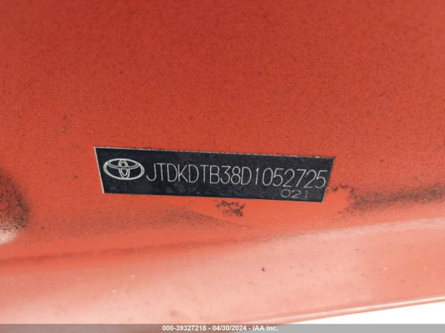 Photo 8 VIN: JTDKDTB38D1052725 - TOYOTA PRIUS C 