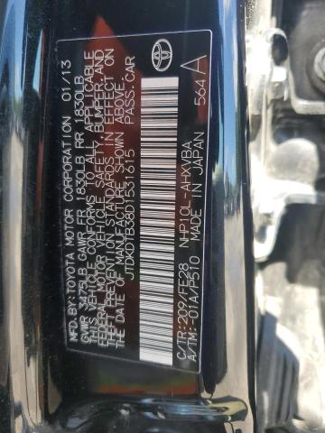 Photo 11 VIN: JTDKDTB38D1531615 - TOYOTA PRIUS 