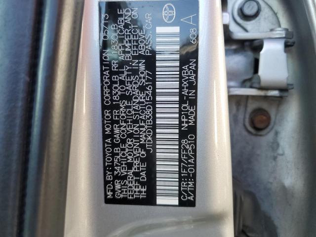 Photo 11 VIN: JTDKDTB38D1546177 - TOYOTA PRIUS 