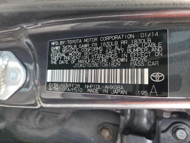 Photo 11 VIN: JTDKDTB38E1061829 - TOYOTA PRIUS 