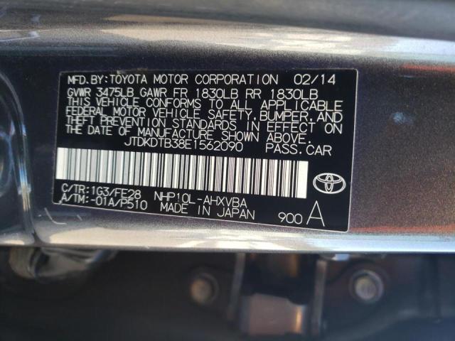 Photo 9 VIN: JTDKDTB38E1562090 - TOYOTA PRIUS C 