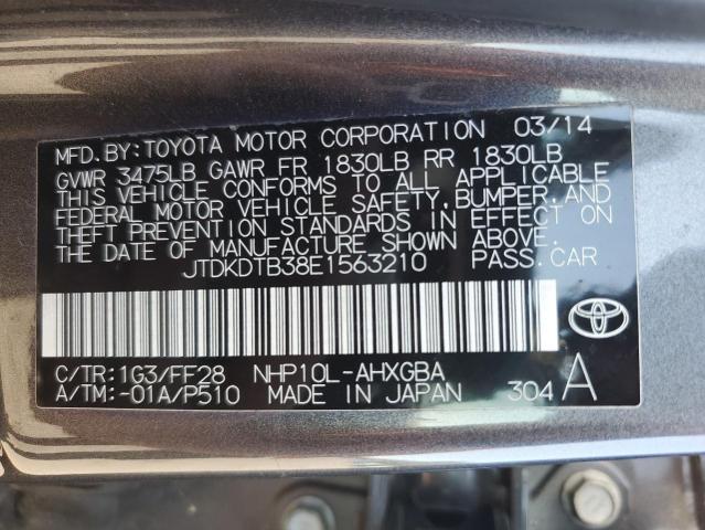 Photo 11 VIN: JTDKDTB38E1563210 - TOYOTA PRIUS 