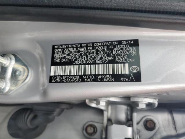 Photo 9 VIN: JTDKDTB38E1565751 - TOYOTA PRIUS C 