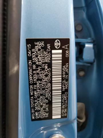 Photo 12 VIN: JTDKDTB38F1096615 - TOYOTA PRIUS 